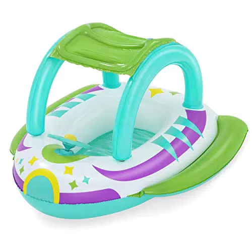 Bestway Barca Hinchable para Bebés Bestway Space Splash™ con Parasol