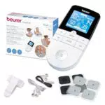 Beurer EM 49 TENS/EMS digital, dispositivo de corriente de estimulación 3 en 1 para el alivio del dolor y entrenamiento