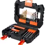 BLACK+DECKER A7233 A7233 Juego de 31 Piezas para Atornillar y Taladrar con Maletin de fácil Transporte y Brocas Titanio