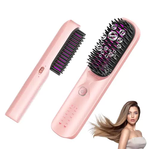 Bopcal Plancha de Pelo Inalambrica Profesional - Mini Alisadora 3 en 1