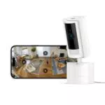 Cámara interior orientable Ring, Cámara de seguridad con enchufe