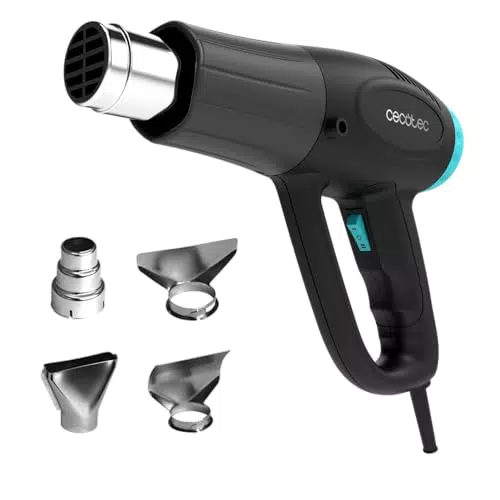 Cecotec Pistola de Calor Hell Gun 3500. 2000W, Calentamiento Ultrarrápido