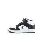 Champion Rd18 2.0 B PS Mid Mediados de Altura Niños Zapatos Bianco Nero Bianco Ww019