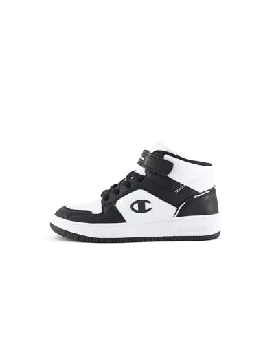 Champion Rd18 2.0 B PS Mid Mediados de Altura Niños Zapatos Bianco Nero Bianco Ww019