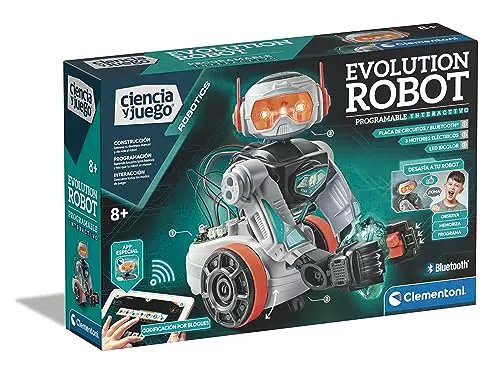 Clementoni - RoboMaker, Set de Iniciación - robot educativo para montar