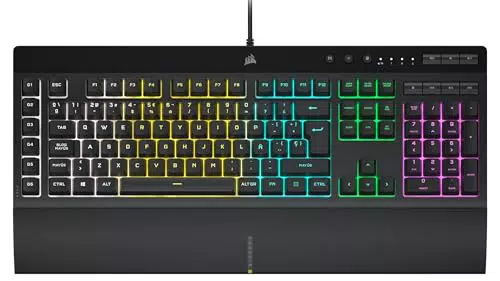 Corsair K55 RGB PRO Teclado para Juegos con Teclas de Membrana