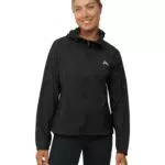 DANISH ENDURANCE Cortavientos Para Mujer, Chaqueta Deportiva con Capucha Ajustable
