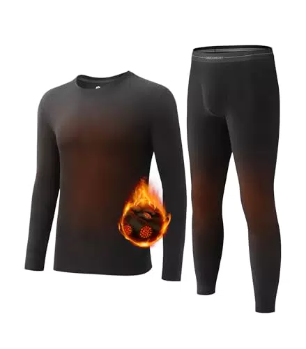 DAVID ARCHY Conjunto de Ropa Interior térmica para Hombre