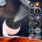 Febotak Proyector de cielo estrellado Planetarium, 12discos planetarios