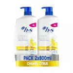 H&S Citrus Fresh Champú Anticaspa Para Pelo Graso 2X800ml
