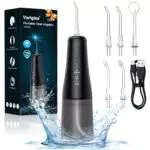 Irrigador Bucal, Irrigador Dental Profesional 5 Boquillas 3 Modos