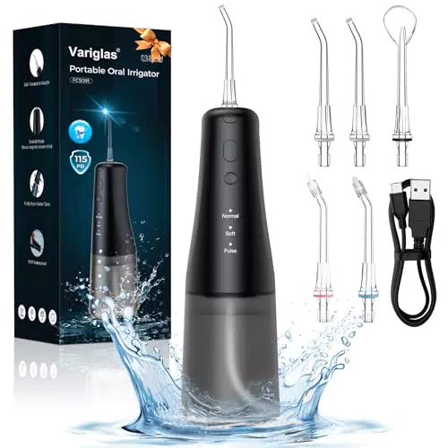Irrigador Bucal, Irrigador Dental Profesional 5 Boquillas 3 Modos