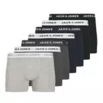 Boxers Jack & Jones Pack de 7 Unidades - Negro