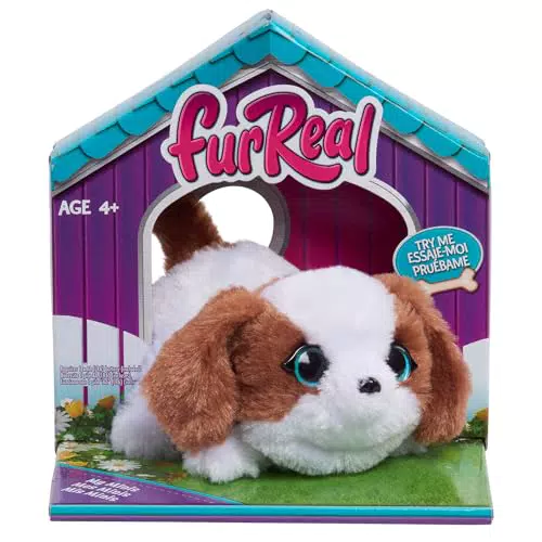 Just Play Cachorro Interactivo furReal My Minis, Peluche pequeño con Movimiento