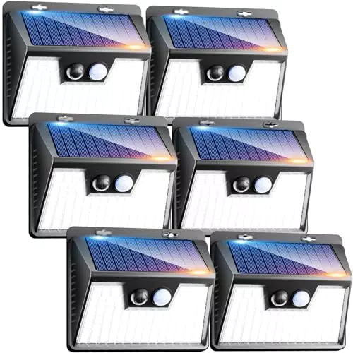 kolpop Luz Solar Exterior potente, Focos led exterior solares 3 Modos