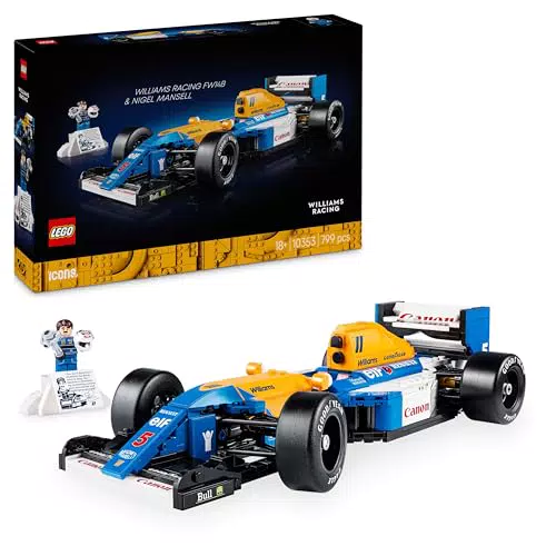 Lego Icons Williams Racing FW14B y Nigel Mansell Maquetas para Construir para Adultos con Minifigura