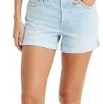 Levi's 501 Rolled Short Pantalones Cortos para Mujer