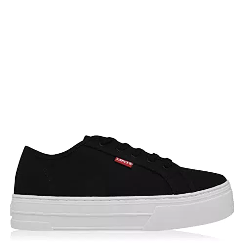 Levi's Tijuana, Sneakers Mujer, Negro Regular Black