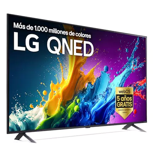 Smart TV LG 75QNED816RE 75" 4K QNED HDR10 webOS Procesador Potente Dolby Digital Plus Alexa/Google Assistant