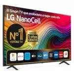 LG 50NANO81T6A Smart TV 50 4K NanoCell, HDR10, WebOS, Dolby Digital Plus, Gaming