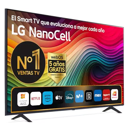 LG 50NANO81T6A Smart TV 50" 4K NanoCell, HDR10, WebOS, Dolby Digital Plus, Gaming