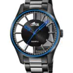 LOTUS Reloj Hombre 18906/1 Negro Excellent Caja de Acero Inoxidable 316l Negro Correa de Acero Inoxidable 316l Negro