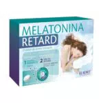 Melatonina Retard - Melatonina y Lavanda - 60 Comprimidos con Dos Tiempos de Liberación - Ayuda a Disminuir el Tiempo Necesario para Conciliar el Sueño - Eladiet