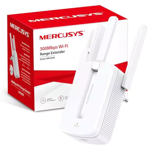 MERCUSYS ME10 Repetidor WiFi, Extensor de Red, Inalámbrico Ampliador 300 Mbps