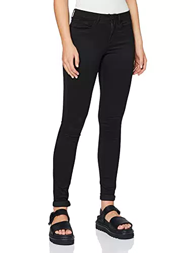 Jeans Skinny Fit Only Onlroyal para Mujer - Denim Gris Oscuro