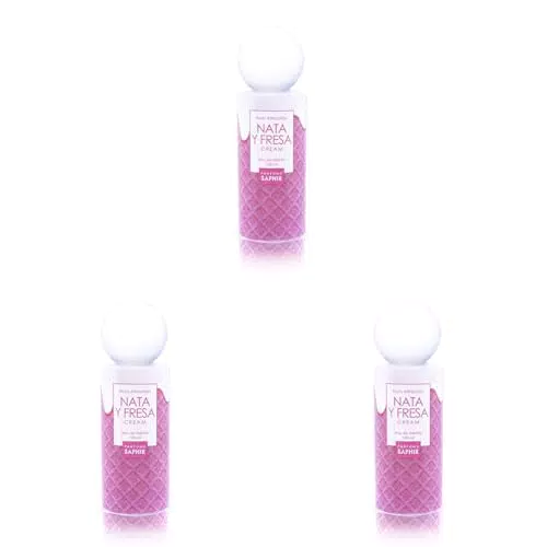 PARFUMS SAPHIR Fruit Attraction Nata y Fresa Cream - Eau de Toilette para Mujeres - 100 ml