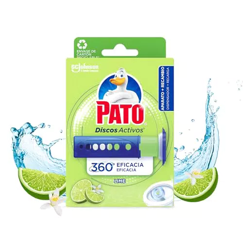 Pato Discos Activos para WC - Recambio Eficaz para Higiene del Baño