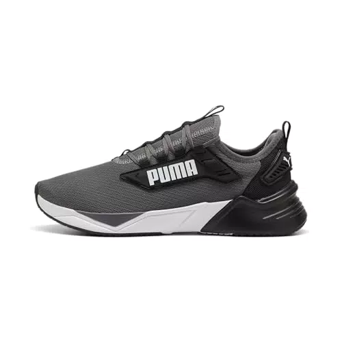 PUMA Zapatillas de Correr Retaliate 3 Unisex 42.5 Black Cool Dark Gray ┃Zapatillas para Correr Unisex para Adultos