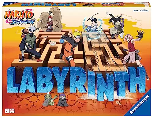 Ravensburger - Laberinto Mágico Naruto Shippuden, Juego de Mesas para Niños 7 Años