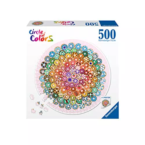 Ravensburger - Puzzle: Donuts, Puzzle 500 Piezas, Puzzles para Adultos y Niños