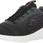Skechers Bounder, Sneakers Hombre, Black Mesh/PU/Trim