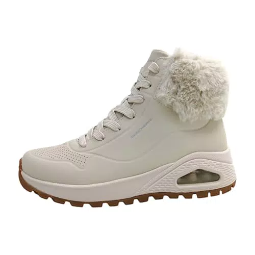 Skechers Uno Rugged Fall Air, Botas Mujer, Blanco