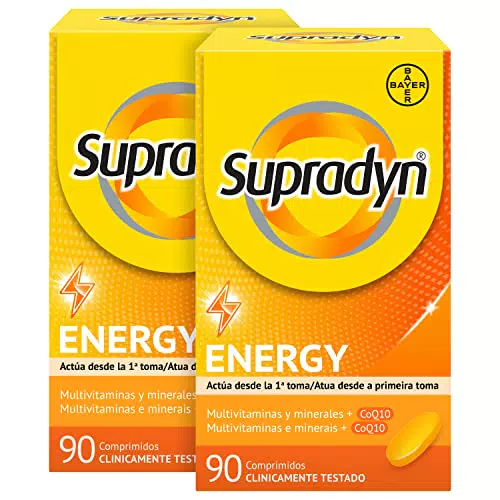 Supradyn Multivitaminas, Energy, 180 comprimidos, 6 Meses de Suministro