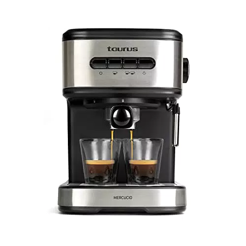Taurus Mercucio - Cafetera espresso 20 Bar, programable