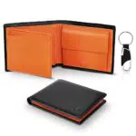 TEEHON Cartera para Hombre, Monedero con RFID Bloqueo con 10 Ranuras