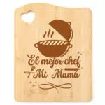 TheGiffter Regalo Día de la Madre, Tabla Cortar Bambú para Mama