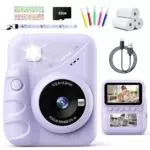 TIATUA Camara Fotos Infantil instantanea, 3, 0'' HD 48 MP Cámara Instantánea para Niños con Tarjeta de 32 GB y Papel de Impresión