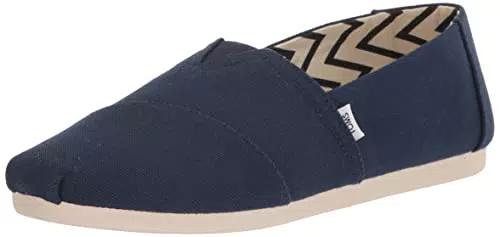 TOMS Alpargata de algodón reciclado, Mocasines Planos Hombre