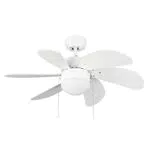wonderlamp Tandy Ventilador de Techo con Luz, E27, 15 watts
