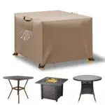 WUAYAMI Funda para Muebles de Jardín Exterior, Funda Mesa Exterior Impermeable