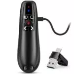 2-in-1 USB Type C Pasador Diapositivas Mando Ordenador Powerpoint