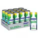 Absolut Vodka y Sprite - Cóctel Clásico Refrescante con 5% de Alcohol