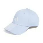 adidas Unisex Adulto BBALL 3S Cap New Logo, Glow Blue/White