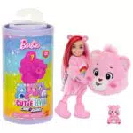 Barbie Cutie Reveal Chelsea Muñeca con accesorios y disfraz de peluche