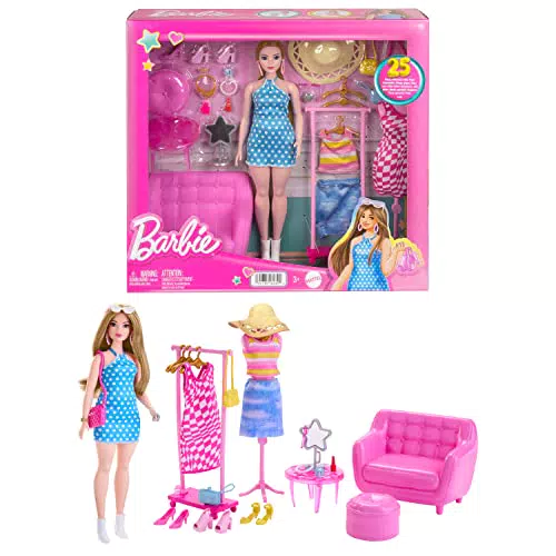Mattel Barbie Estilista: Muñeca con Accesorios de Moda para +3 años