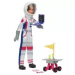 Barbie Tú Puedes ser Muñeca Profesiones Astronauta con vehículo Espacial y Accesorios del Espacio